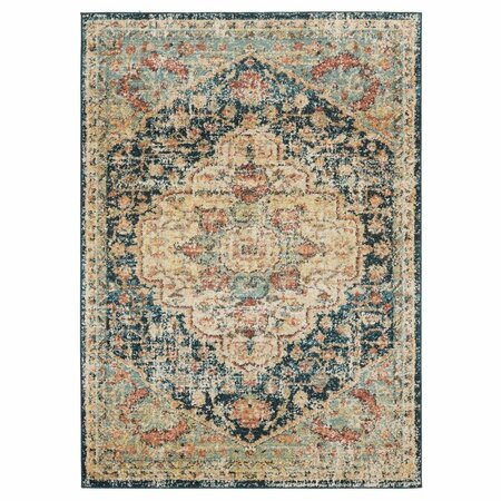 UNITED WEAVERS OF AMERICA 5 ft. 3 in. x 7 ft. 2 in. Marrakesh Sultan Multicolor Rectangle Area Rug 3801 30175 58